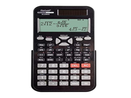 Rebell Calculatrice scolaire SC2060S, noir