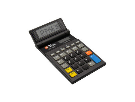 TWEN Calculatrice de poche 820 solaire, noir