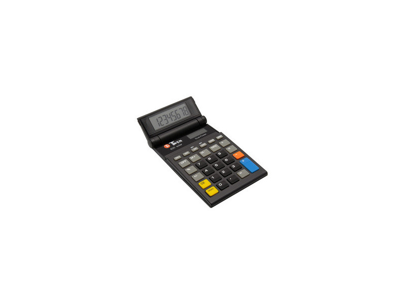 TWEN Calculatrice de poche 820 solaire, noir
