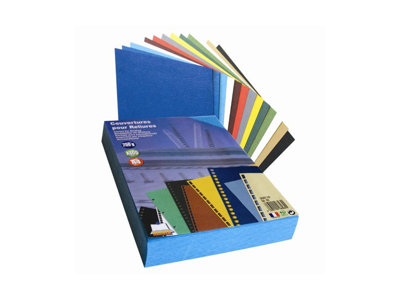EXACOMPTA Couverture de reliure FOREVER, A4, bleu royal