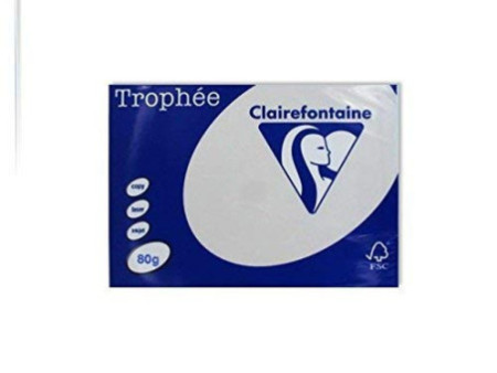 Clairefontaine Papier universel Trophée, A4, gris perle