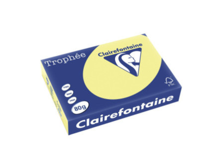 Clairefontaine Papier universel Trophée, A4, jonquille