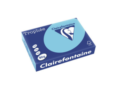 Clairefontaine Papier universel Trophée, A4, bleu alizé
