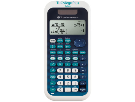 TEXAS INSTRUMENTS Calculatrice TI-Collège Plus Solaire