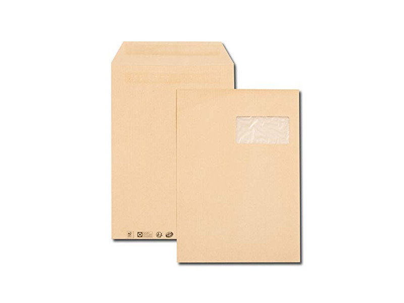 GPV Pochettes d'expédition, C4, 229 x 324 mm, kraft brun