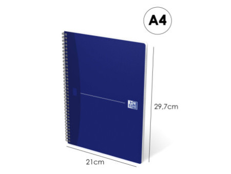 Oxford Office Cahier à spirale, A4, quadrillé, 180 pages
