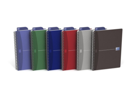Oxford Office Carnet à spirale, A5, quadrillé, 100 pages