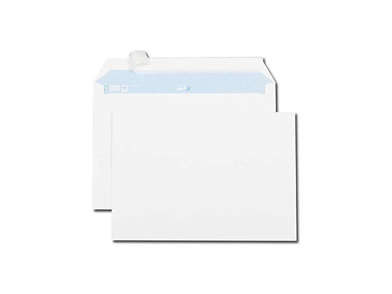 GPV Enveloppes, C4, 229 x 324 mm, sans fenêtre, blanc