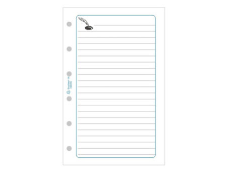 EXACOMPTA Recharge pour Exatime 17, 47 feuillets notes