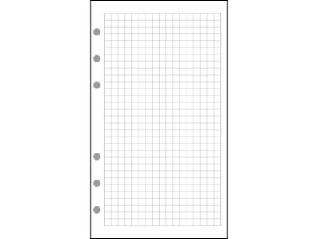 EXACOMPTA Recharge pour Exatime 17, feuillet quadrillé 5 x 5