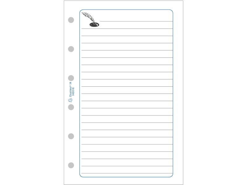 EXACOMPTA Recharge Notes pour Exatime 21, 32 feuillets