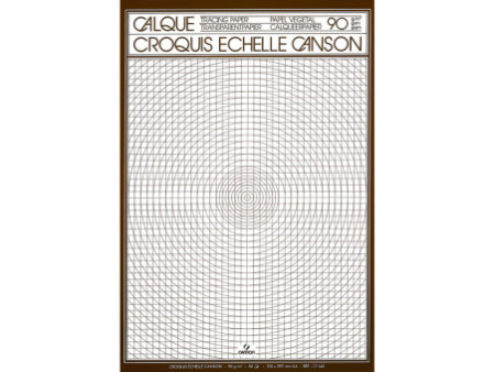 CANSON Papier calque pour dessin technique, A4, 90/95 g/m2