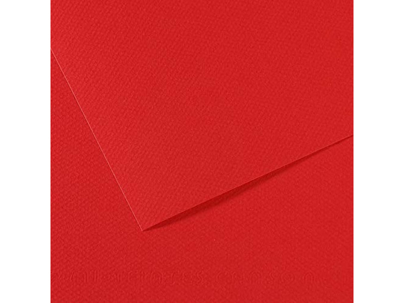 CANSON Papier dessin Mi-teintes, 500 x 650 mm, rouge vif