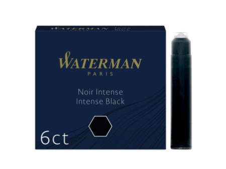 WATERMAN Cartouches d'encre standard mini, noir