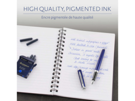 WATERMAN Cartouches d'encre standard mini, bleu sérénité