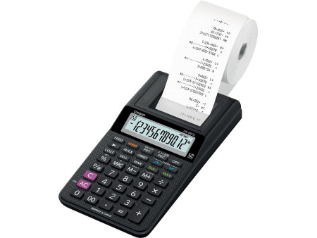 CASIO Calculatrice imprimante modèle HR-8 RCE-WE, blanc