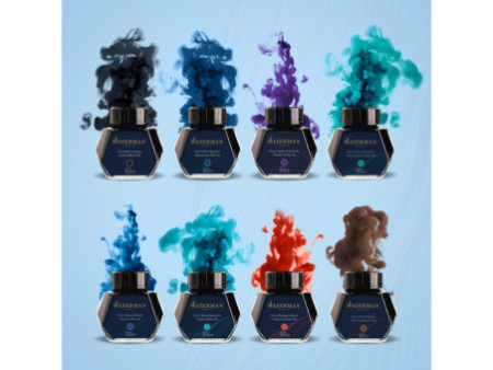 WATERMAN Flacon d'encre, contenu: 50 ml en verre, noir