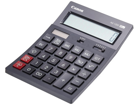 Canon Calculatrice de bureau AS-1200, alimentation solaire