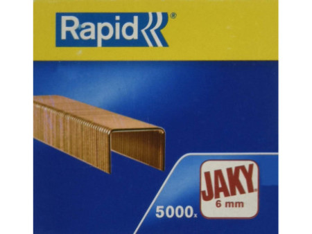 Rapid Agrafes Jaky 6, cuivré