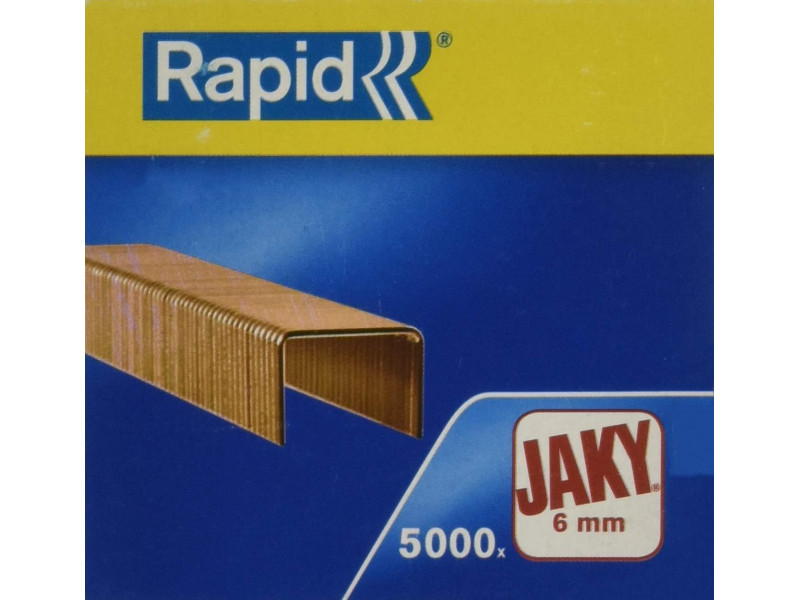 Rapid Agrafes Jaky 6, cuivré