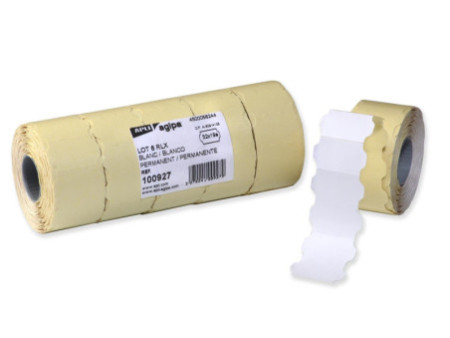 APLI Etiquette pour étiqueteuse de prix, 32 x 19 mm, blanc