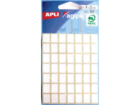 APLI Etiquette multi-usage, 9 x 13 mm, blanc