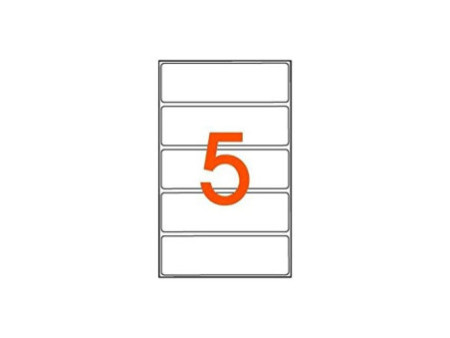 APLI Etiquette multi-usage, 19 x 62 mm, blanc