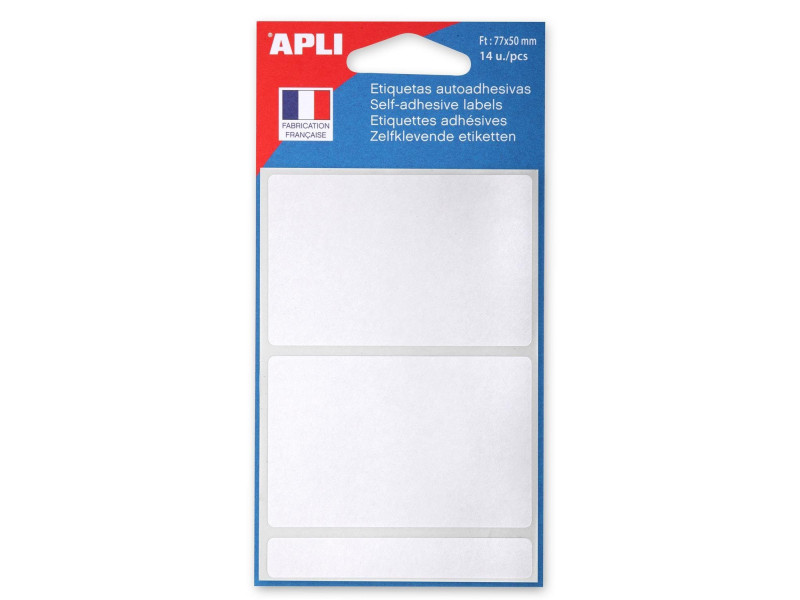 APLI Etiquette multi-usage, 50 x 77 mm, blanc