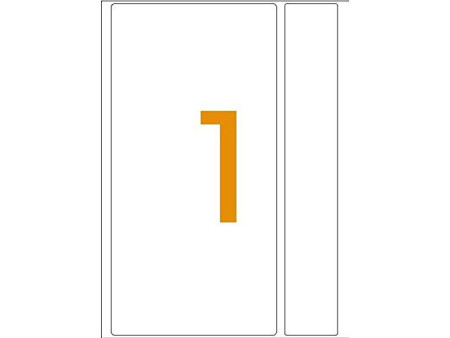 APLI Etiquette multi-usage, 50 x 100 mm, blanc