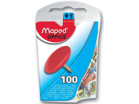 Maped Punaises, recouvertes de plastique, diamètre: 10 mm