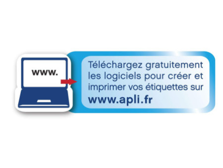 agipa Etiquette universelle, 105 x 148,5 mm, Pose Express