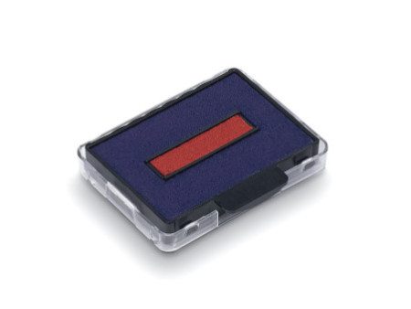 trodat Cassette d'encrage de rechange 6/50/2, bleu/rouge