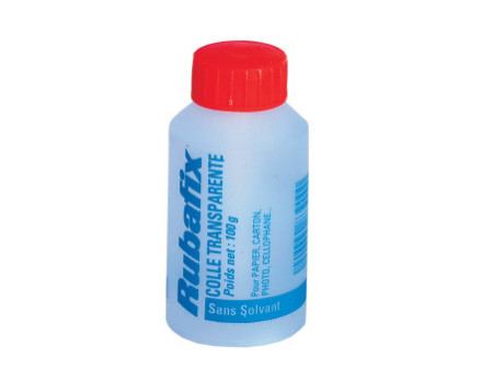Rubafix colle liquide multi-usage avec pinceau, transparent