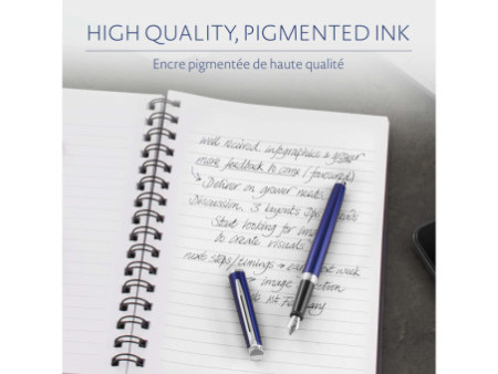 WATERMAN Cartouches d'encre longues, noir intense