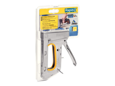 Rapid Pistolet d'agrafage PRO R33E ergonomique, en acier
