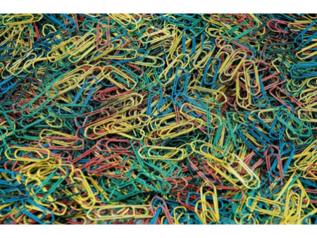 Maped Attache-lettres, acier laqué en couleur, 25 mm