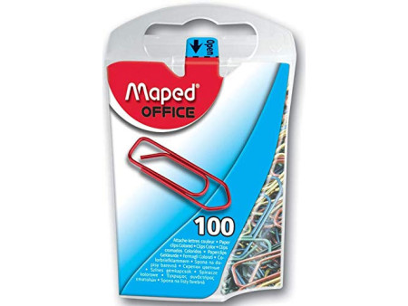 Maped Attache-lettres, acier laqué en couleur, 25 mm