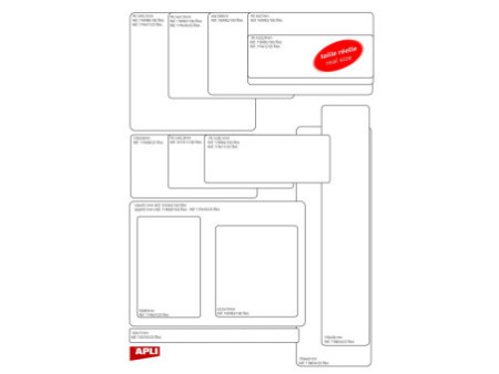 agipa Etiquette universelle, 105 x 37 mm, POSE EXPRESS