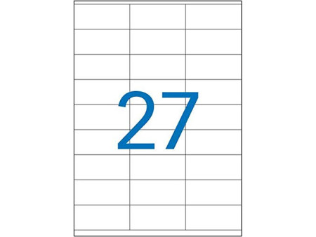 APLI Etiquette d'adresse, 70 x 31 mm, rouge fluo