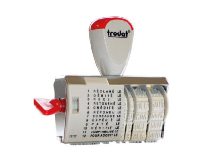 trodat Tampon multiformule 1117, avec dateur, francais