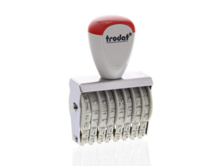 trodat Numéroteur 8 positions, taille empreinte: 4 x 32 mm