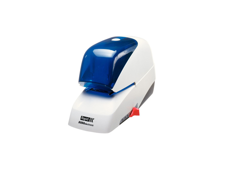 Rapid Agrafeuse électrique Supreme 5050e, blanc/bleu