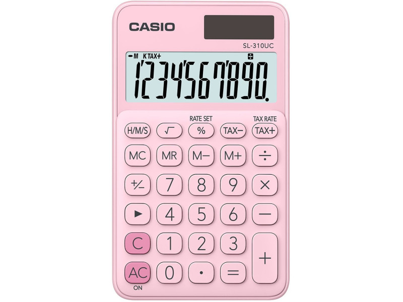 CASIO Calculatrice SL-310UC-PK, rose
