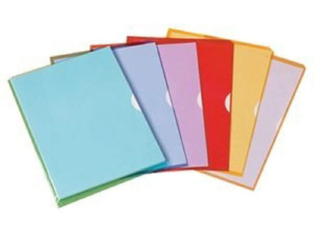 Oxford Pochettes coin Fard'Liss, A4, PVC 0,20 mm, vert