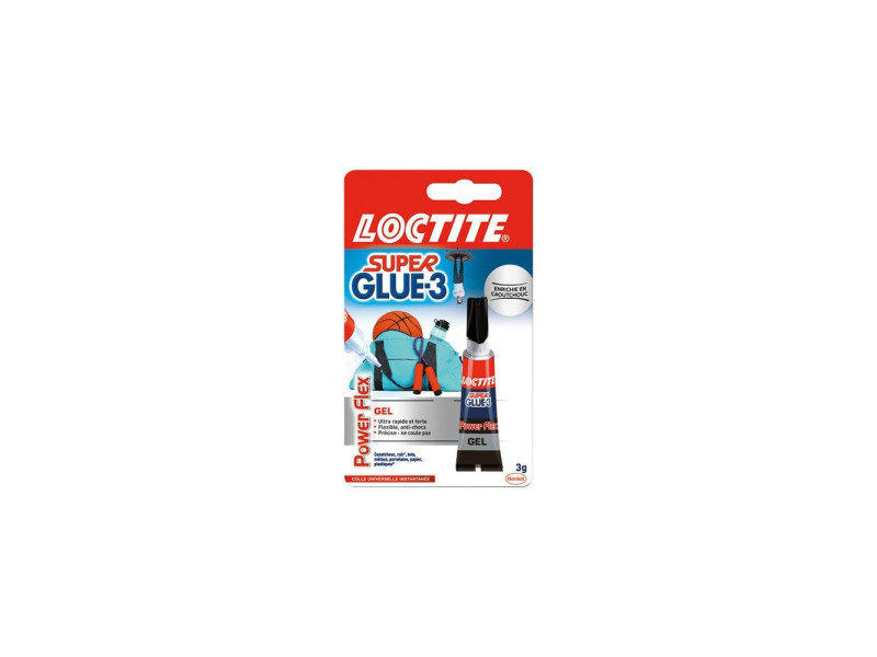 LOCTITE Colle instantanée SUPER GLUE-3 Power Gel