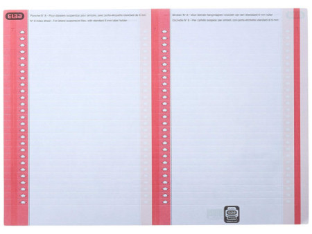 ELBA l'oblique Étiquettes pour dossiers suspendus, Nr. 8