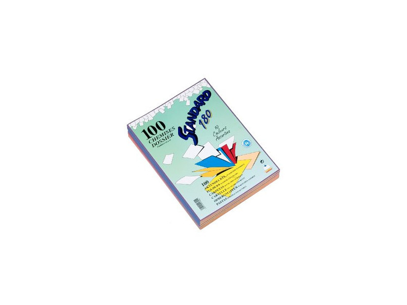 EXACOMPTA Chemises FOREVER 180, A4, 170 g/m2, assorti