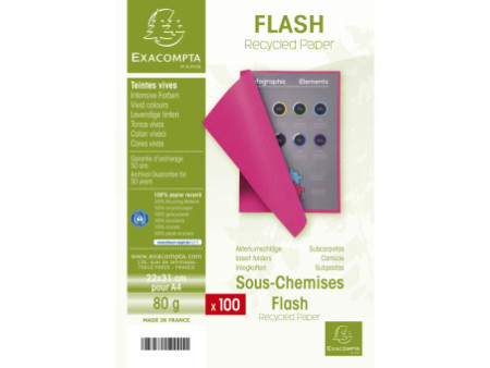EXACOMPTA Sous-chemise ROCK'S, 220 x 310 mm, assorti