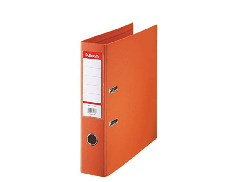 Esselte Classeur en plastique standard, A4, 75 mm, orange