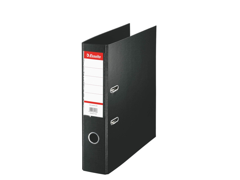 Esselte Classeur en plastique standard, A4, 75 mm, noir